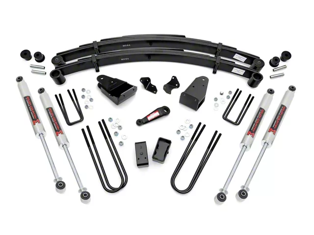 4 Inch Lift Rough Country Suspension Ecklers 4-Inch Suspension Lift Kit with M1 ...