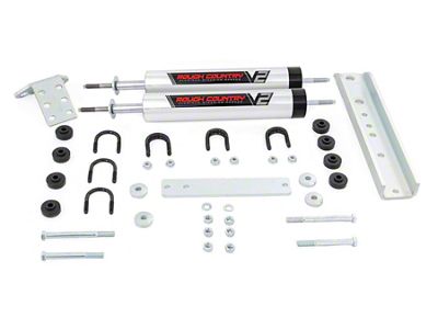 Rough Country Dual V2 Steering Stabilizer (80-96 F-150, F-250, F-350 w/ TTB Front End)