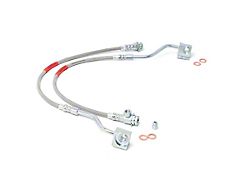 Rough Country Front Extended Stainless Steel Brake Lines for 4 to 6-Inch Lift (80-96 4WD F-150)