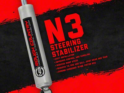 Rough Country N3 Steering Stabilizer (70-79 4WD F-100, F-150, F-250)