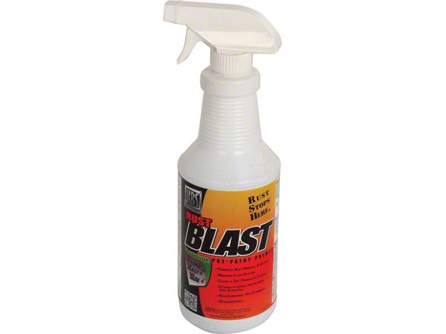 RustBlast Rust Neutralizer and Remover, 1 Quart Spray