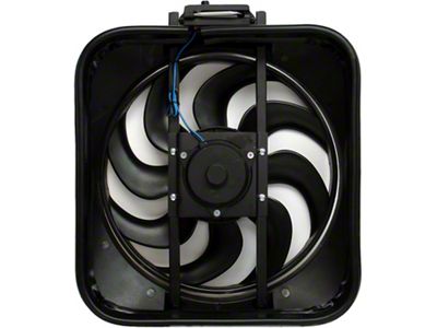 S-Blade Radiator Fan; High Performance Model with Thermostat; 15 In; 2800CFM