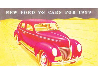 1939 Ford Car Sales Brochure