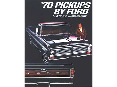 1970 Ford Truck Sales Brochure