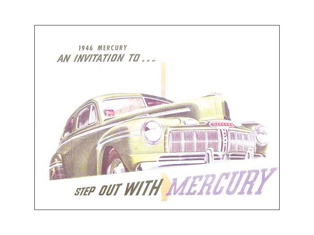 1946 Mercury Sales Foldout