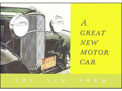 1932 Ford Car Sales Brochure