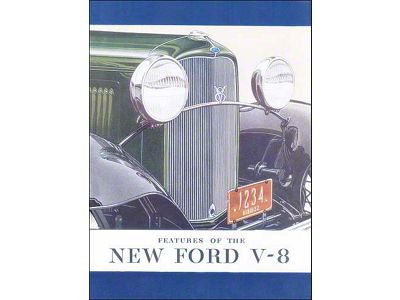 1932 Ford Features Sales Foldout Brochure