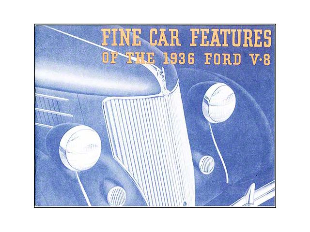 1936 Ford Car Sales Brochure