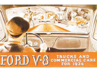 1936 Ford Truck Full Line Sales Foldout