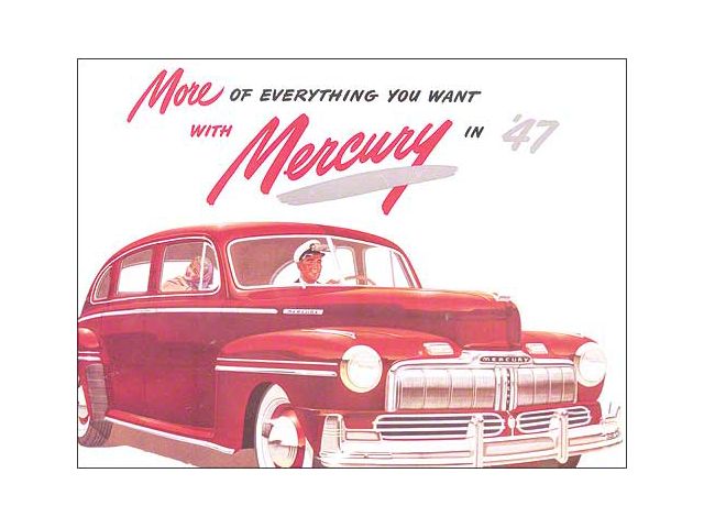 1947 Mercury Sales Brochure