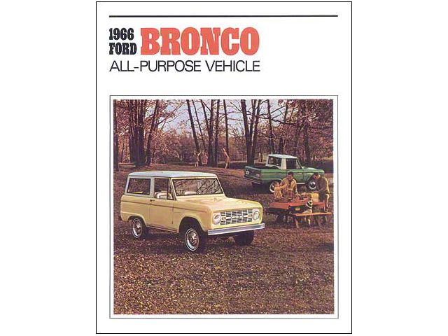 1966 Ford Bronco Sales Brochure