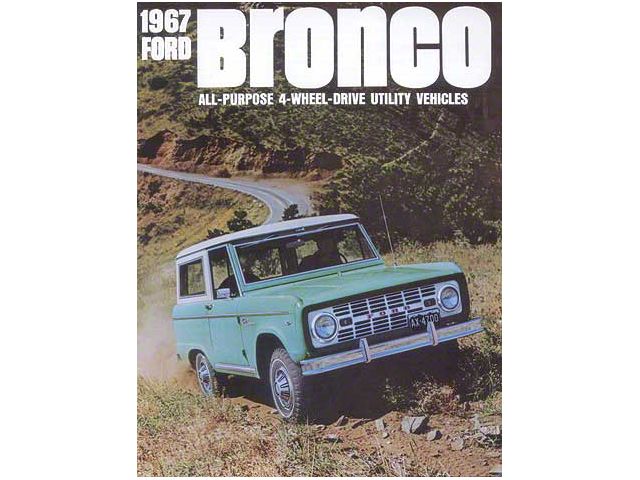 1967 Ford Bronco Sales Brochure