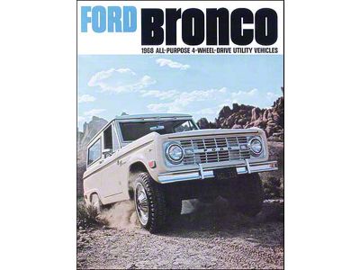 1968 Ford Bronco Sales Brochure