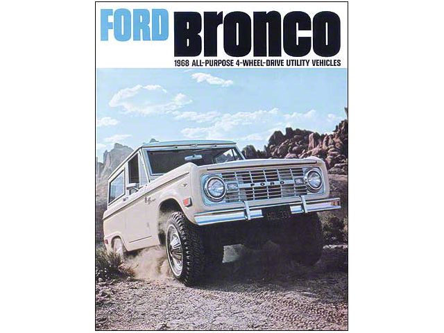 1968 Ford Bronco Sales Brochure