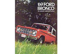 1969 Ford Bronco Sales Brochure 