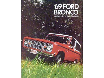 1969 Ford Bronco Sales Brochure