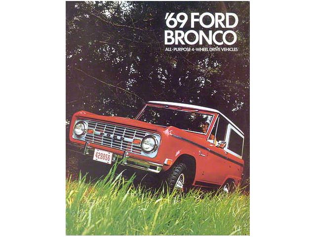 1969 Ford Bronco Sales Brochure