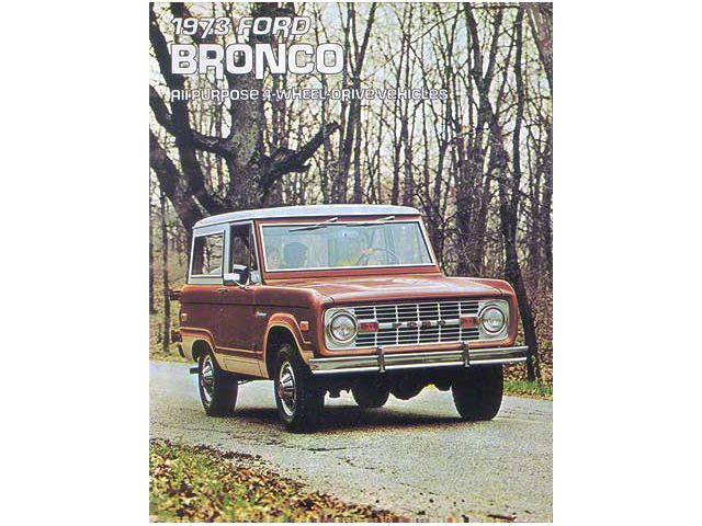 1973 Ford Bronco Sales Brochure