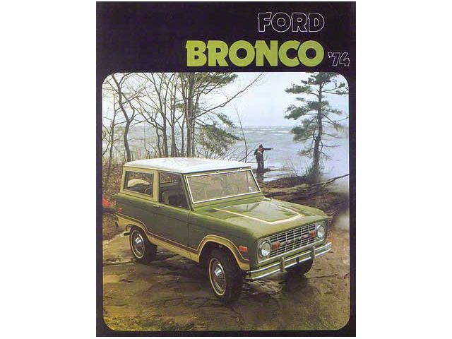 1974 Ford Bronco Sales Brochure