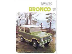 1975 Ford Bronco Sales Brochure