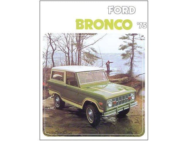 1975 Ford Bronco Sales Brochure