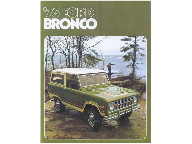 1976 Ford Bronco Sales Brochure