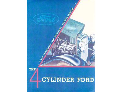 Sales Brochure - The 4 Cylinder Ford - Fold-Out Style - Ford Passenger Car
