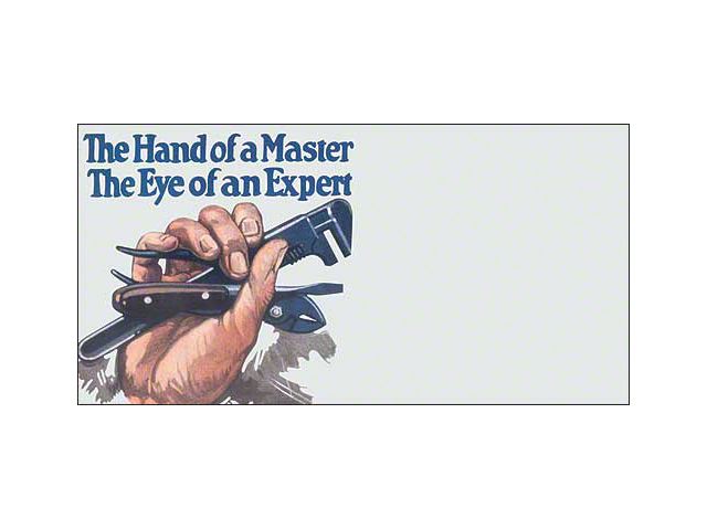 1922 Ford Car The Hand Of A Master The Eye Of An Expert Color Sales Foldout Brochure
