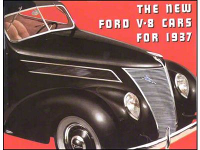 1937 Ford Car Sales Brochure