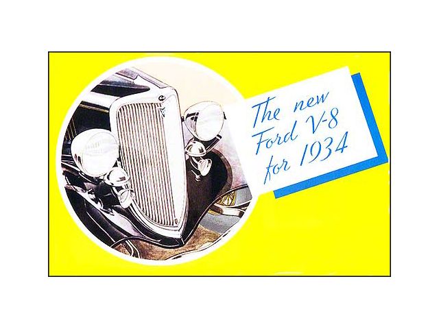 1934 Ford Car Sales Brochure