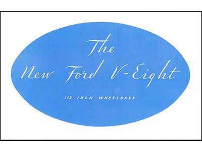 1933 Ford Car Sales Brochure