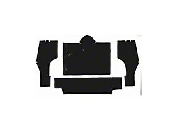 Scott Drake Rear Underlayment Kit (63-67 Corvette C2)