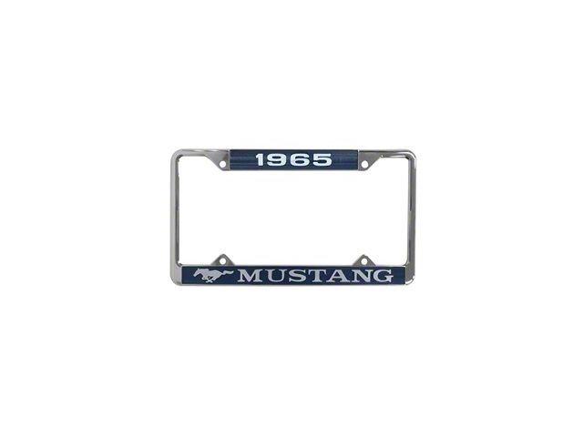 Scott Drake 1965 Mustang Year Dated License Plate Frame (Universal; Some Adaptation May Be Required)