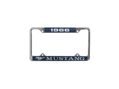 Scott Drake 1966 Mustang Year Dated License Plate Frame (Universal; Some Adaptation May Be Required)