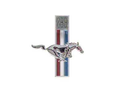 Scott Drake 289 Running Horse Fender Emblem; Passenger Side (67-68 Mustang)