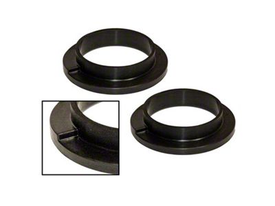 Scott Drake Coil Spring Insulators; Black Polyurethane (64-73 Mustang)