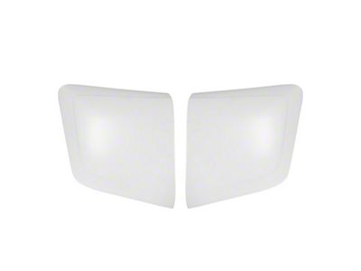 Scott Drake Concours GT350 Side Scoops; White Primer (65-66 Mustang)