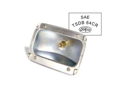 Scott Drake Concours Tail Light Housing with FoMoCo Logo (65-66 Mustang)