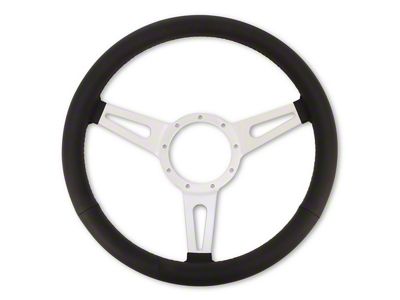 Scott Drake Corso Feroce 15-Inch 9-Hole Steering Wheel; Black Leather (65-73 Mustang)