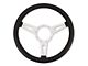 Scott Drake Corso Feroce 15-Inch 9-Hole Steering Wheel; Black Leather (65-73 Mustang)