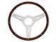 Scott Drake Corso Feroce Shelby Style Wood and Aluminum Steering Wheel; 15-Inch (65-73 Mustang)