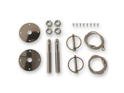 Scott Drake Deluxe Hood Pin Kit (64-73 Mustang)