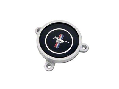 Scott Drake Deluxe Steering Wheel Emblem; Tri-Bar Pony (1969 Mustang)