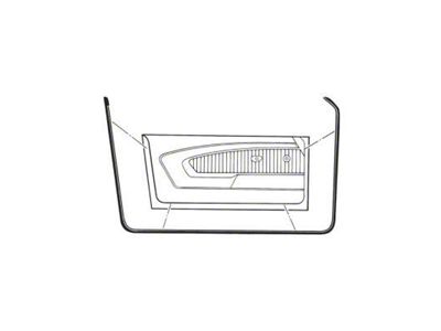 Scott Drake Door Weatherstrips (71-73 Mustang)