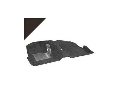 Scott Drake Economy Nylon Carpet Kit; Black (65-68 Mustang Coupe)