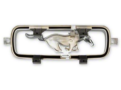 Scott Drake Grille Corral and Running Horse Emblem (1966 Mustang GT)