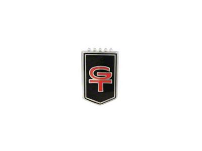 Scott Drake GT Emblem; Black (65-66 Mustang)