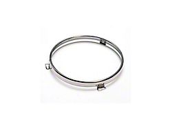 Scott Drake Headlight Retaining Ring; Stainless Steel (64-73 Mustang)