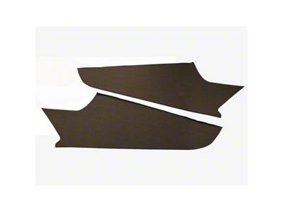 Scott Drake Headliner Trim Side Panels; Black (69-70 Mustang Sportsroof)