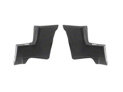 Scott Drake Interior Rear Quarter Trim Panels; ABS Plastic (64-68 Mustang Convertible)